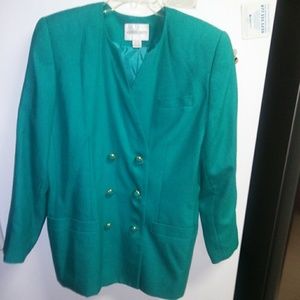 Beautiful Teal Suit by Amanda Smith.